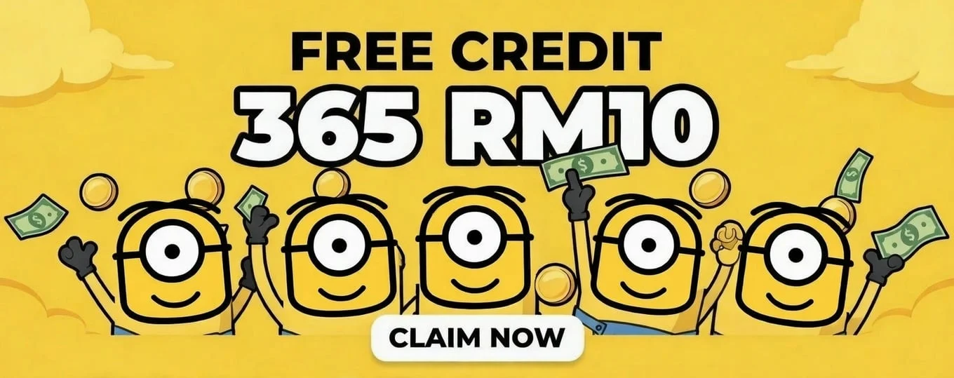 Minion88 Banner Free RM10 credit offer.