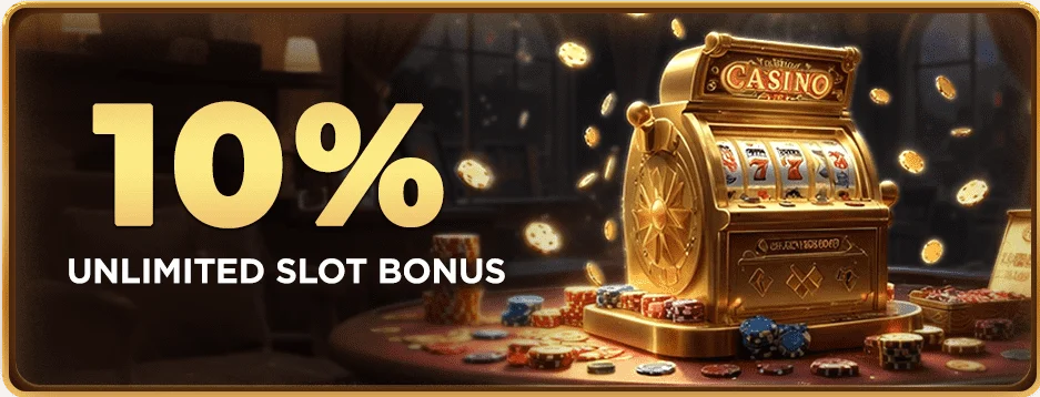 Minion88 Banner 10% Unlimited Slot Bonus