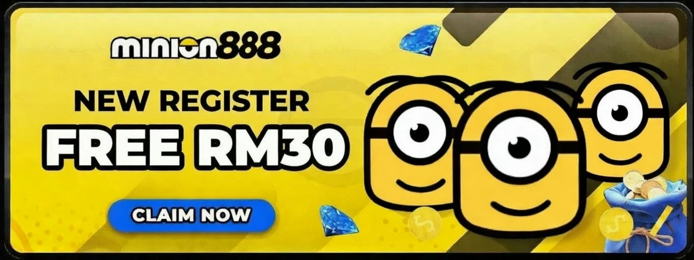 Minion88 Banner Free RM30 new register.